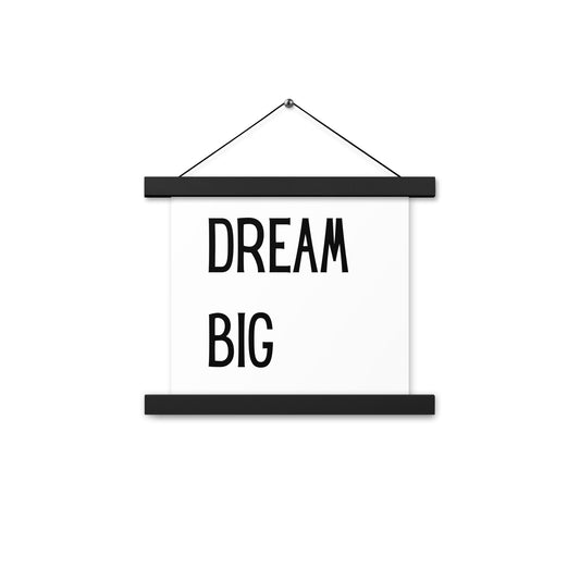 Hängeposter: Dream big