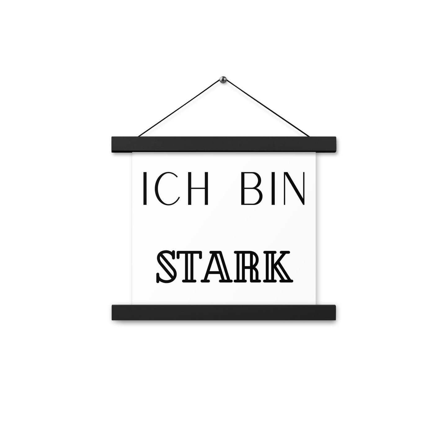 Hängeposter: Ich bin stark