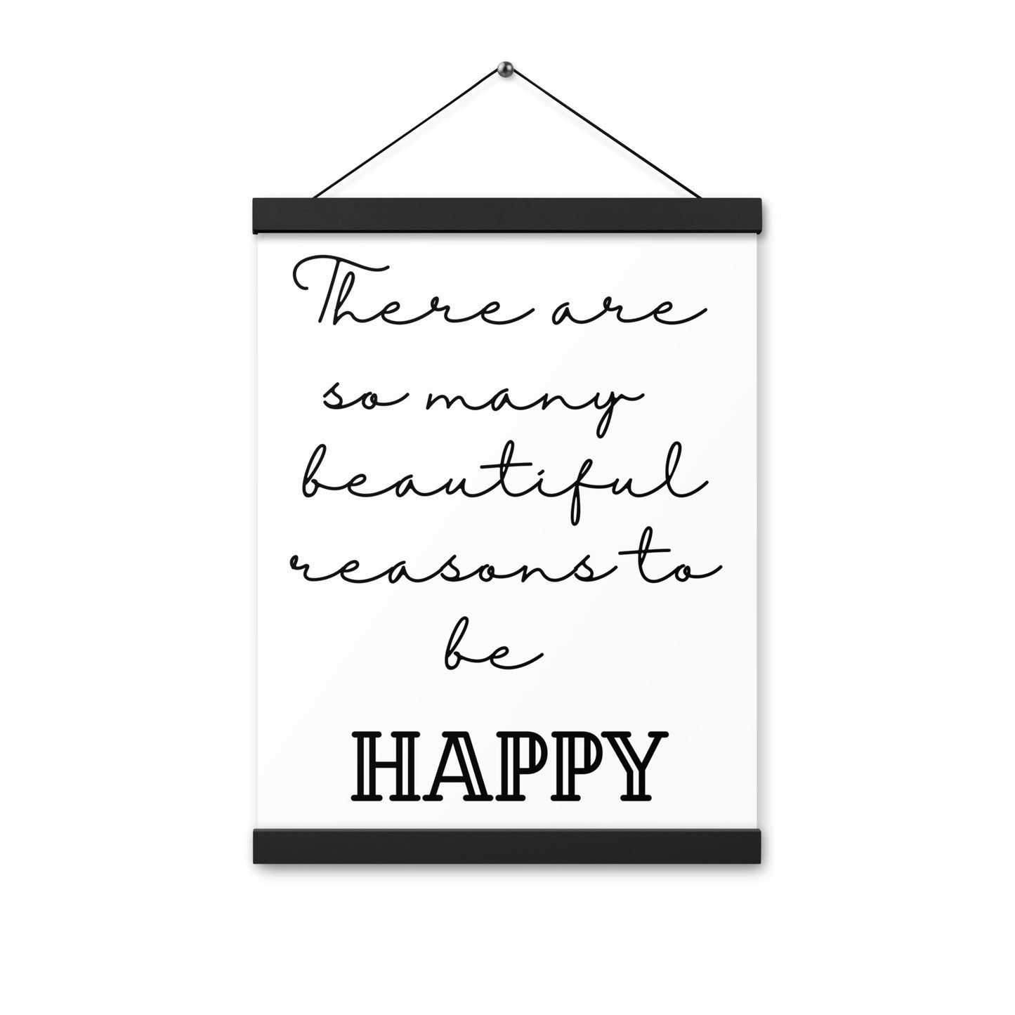 Hängeposter: There are so many beautiful reasons to be happy