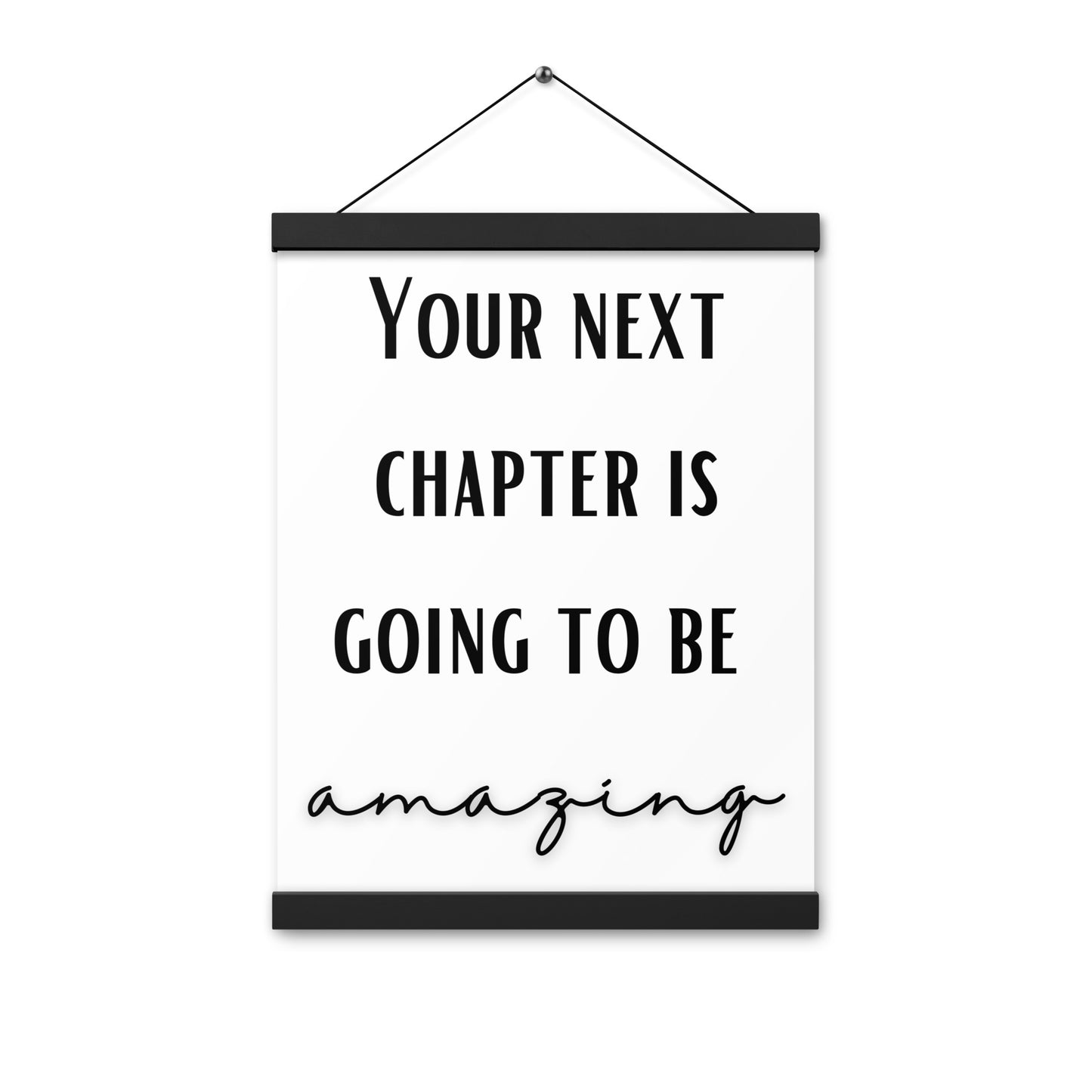 Hängeposter: Your next chapter is going to be amazing