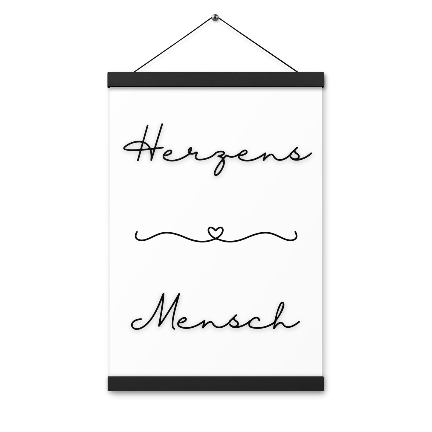 Hängeposter: Herzensmensch