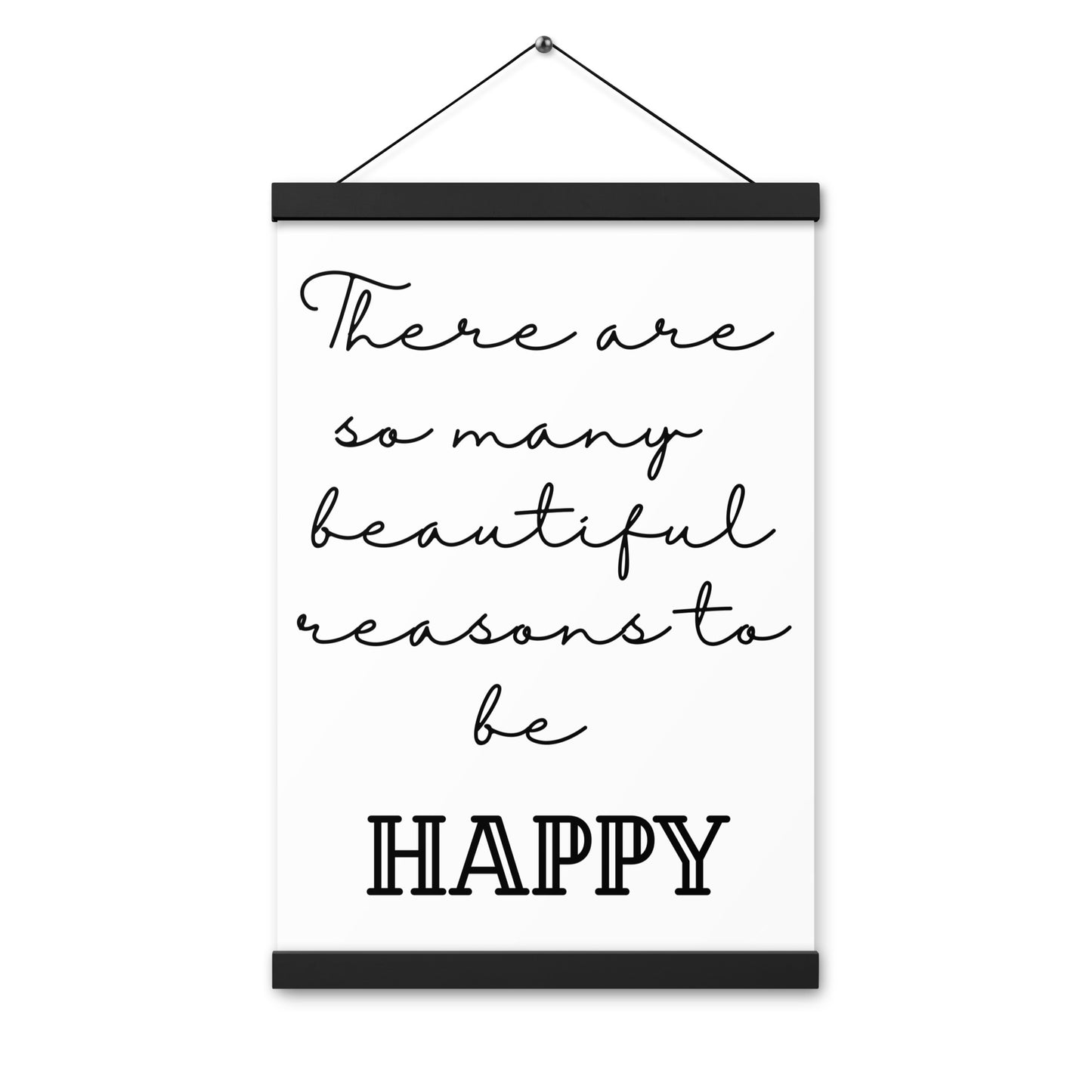 Hängeposter: There are so many beautiful reasons to be happy