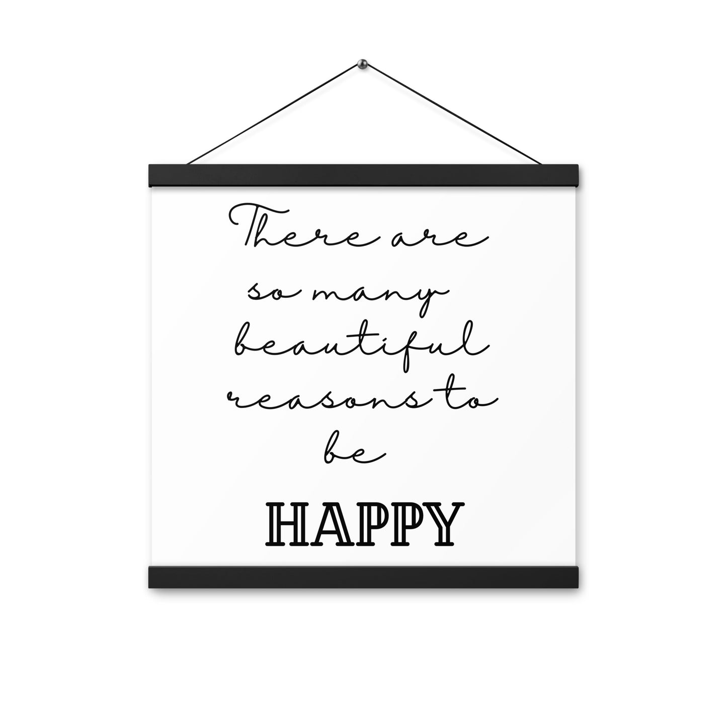 Hängeposter: There are so many beautiful reasons to be happy