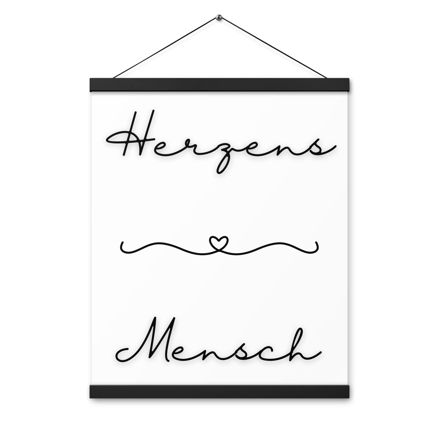 Hängeposter: Herzensmensch