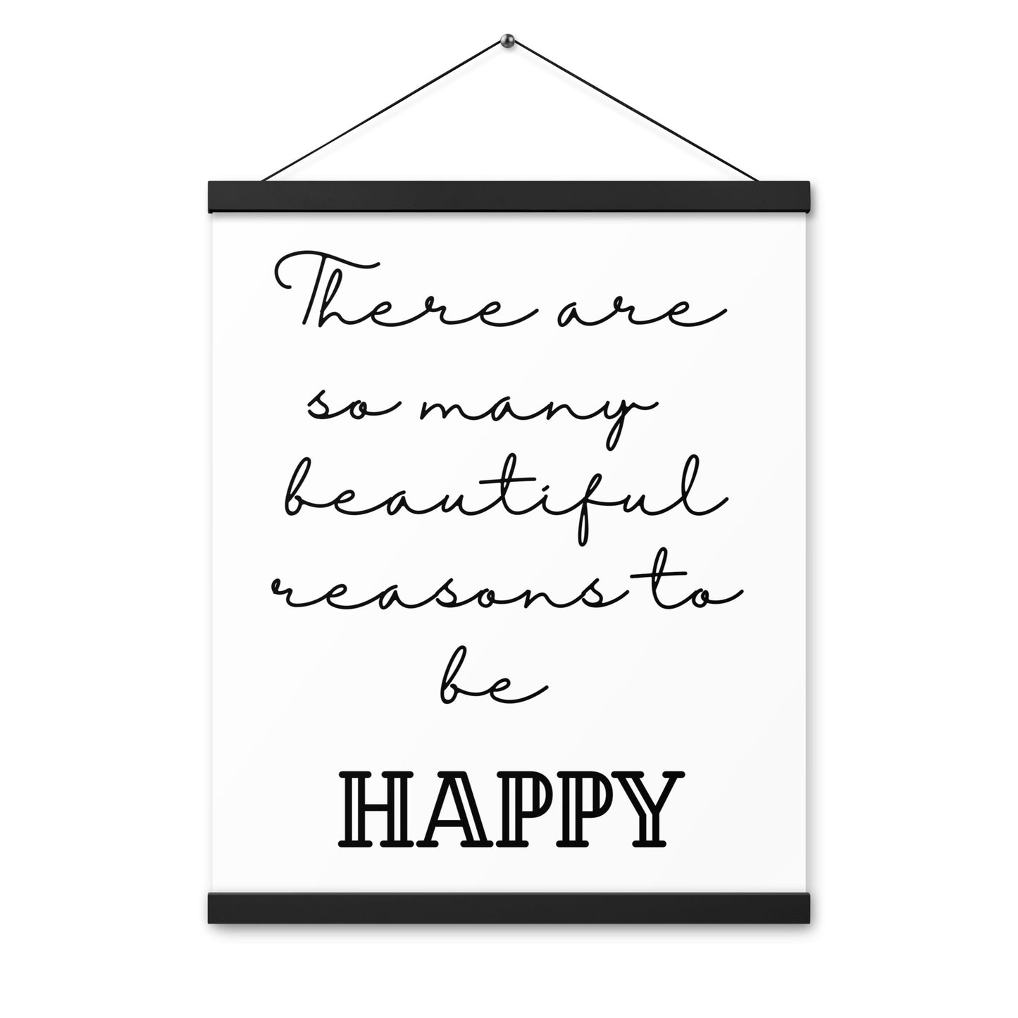 Hängeposter: There are so many beautiful reasons to be happy