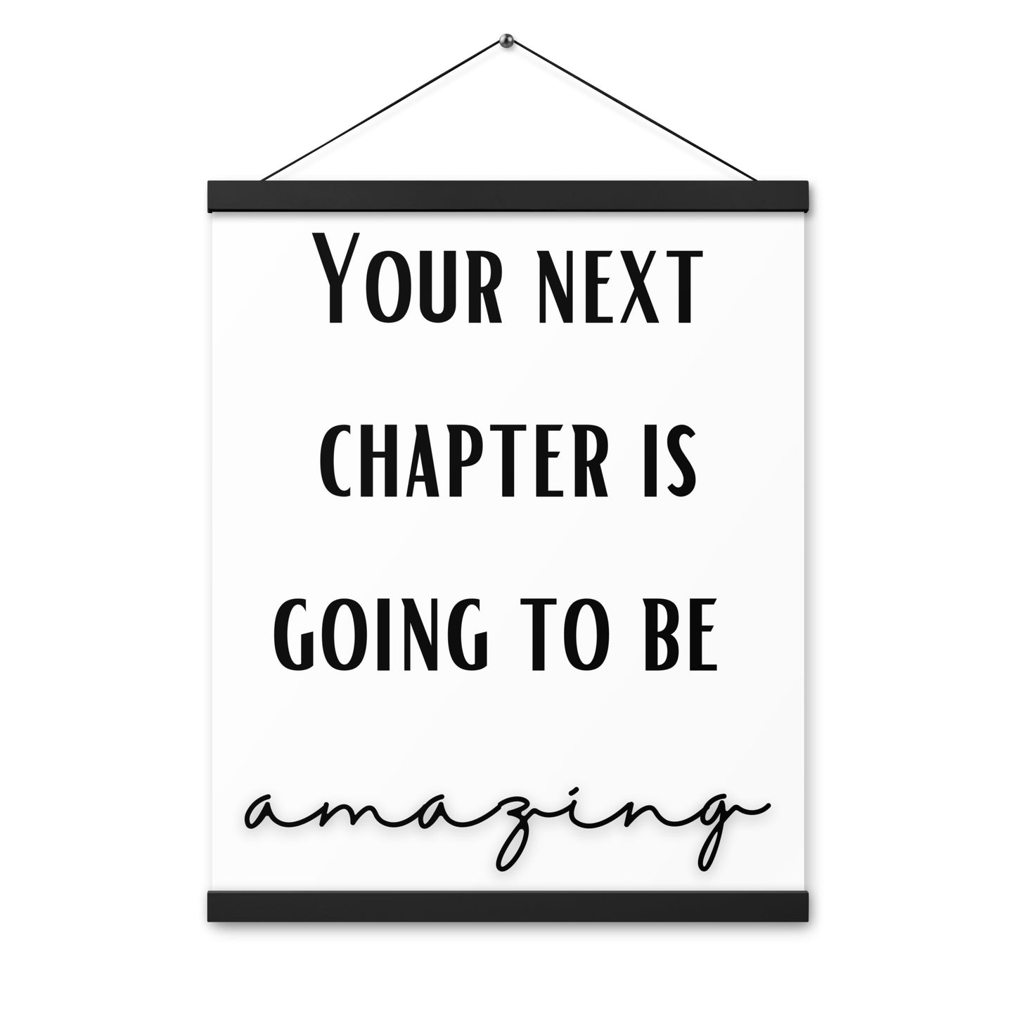 Hängeposter: Your next chapter is going to be amazing