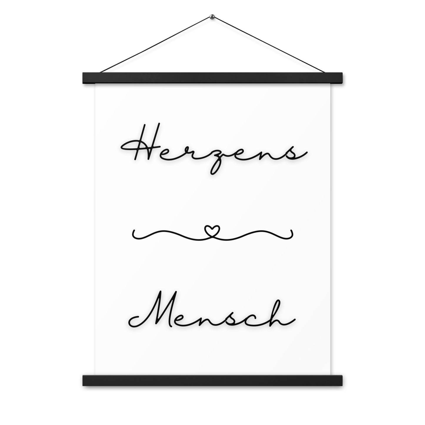 Hängeposter: Herzensmensch