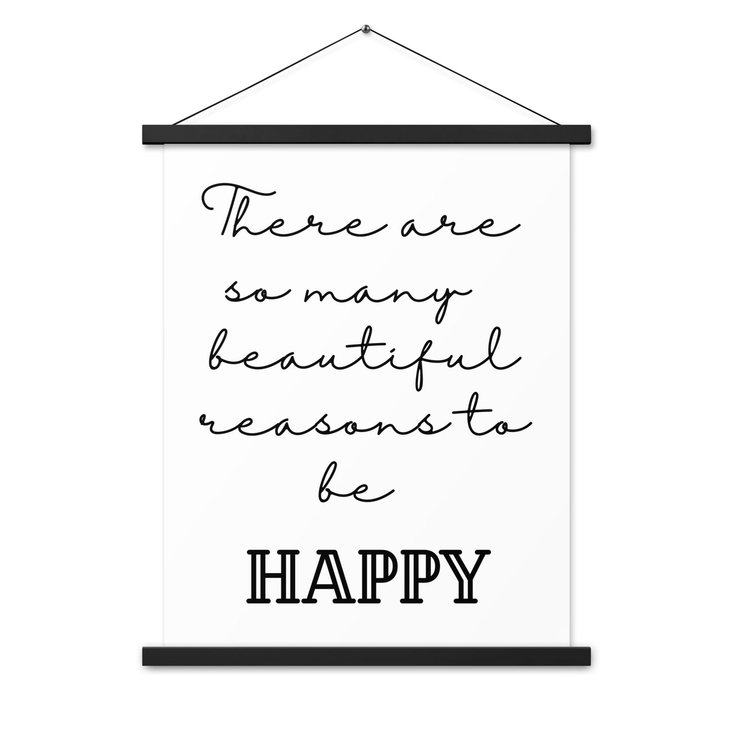 Hängeposter: There are so many beautiful reasons to be happy