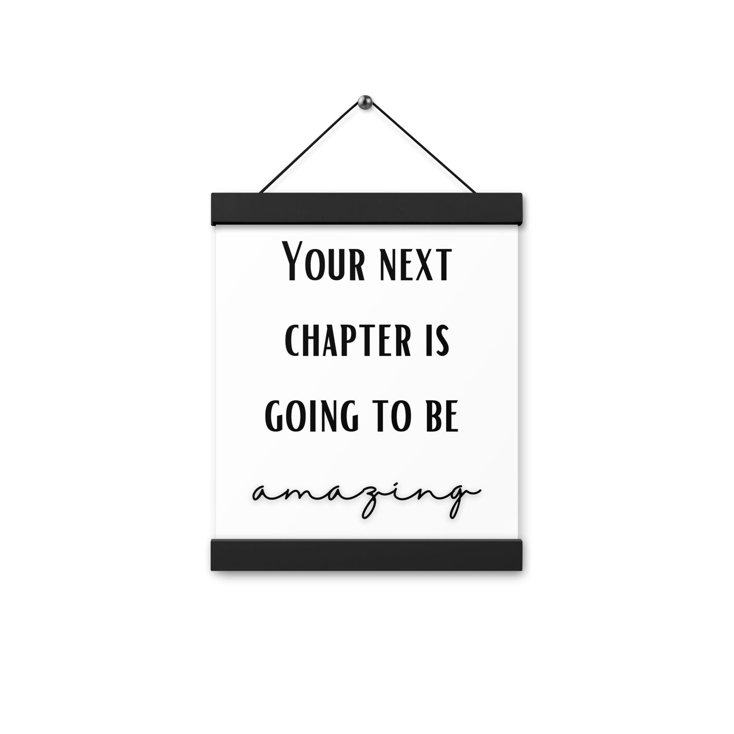 Hängeposter: Your next chapter is going to be amazing