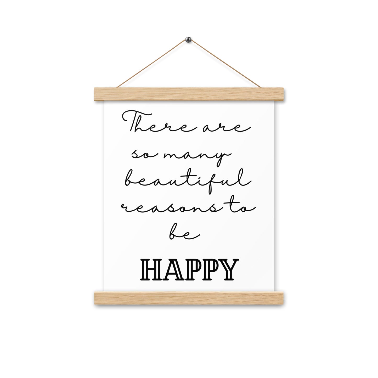 Hängeposter: There are so many beautiful reasons to be happy