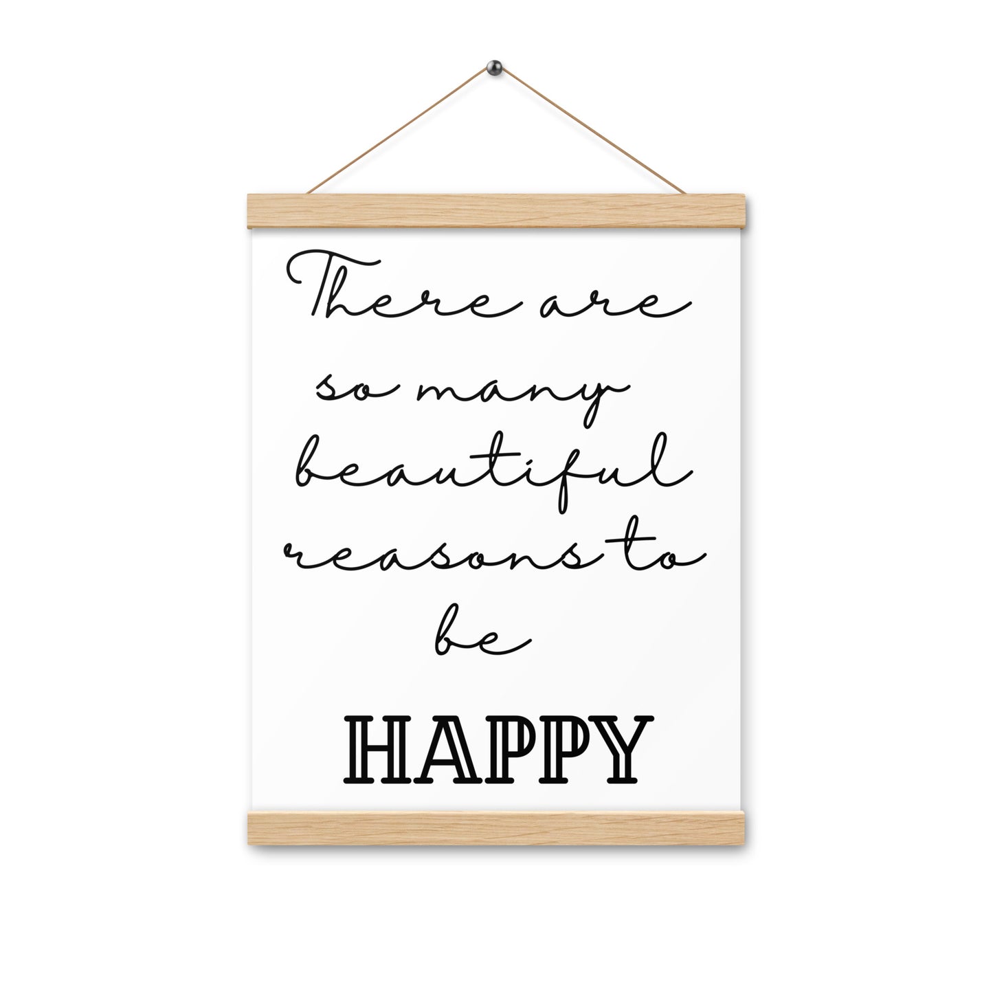 Hängeposter: There are so many beautiful reasons to be happy