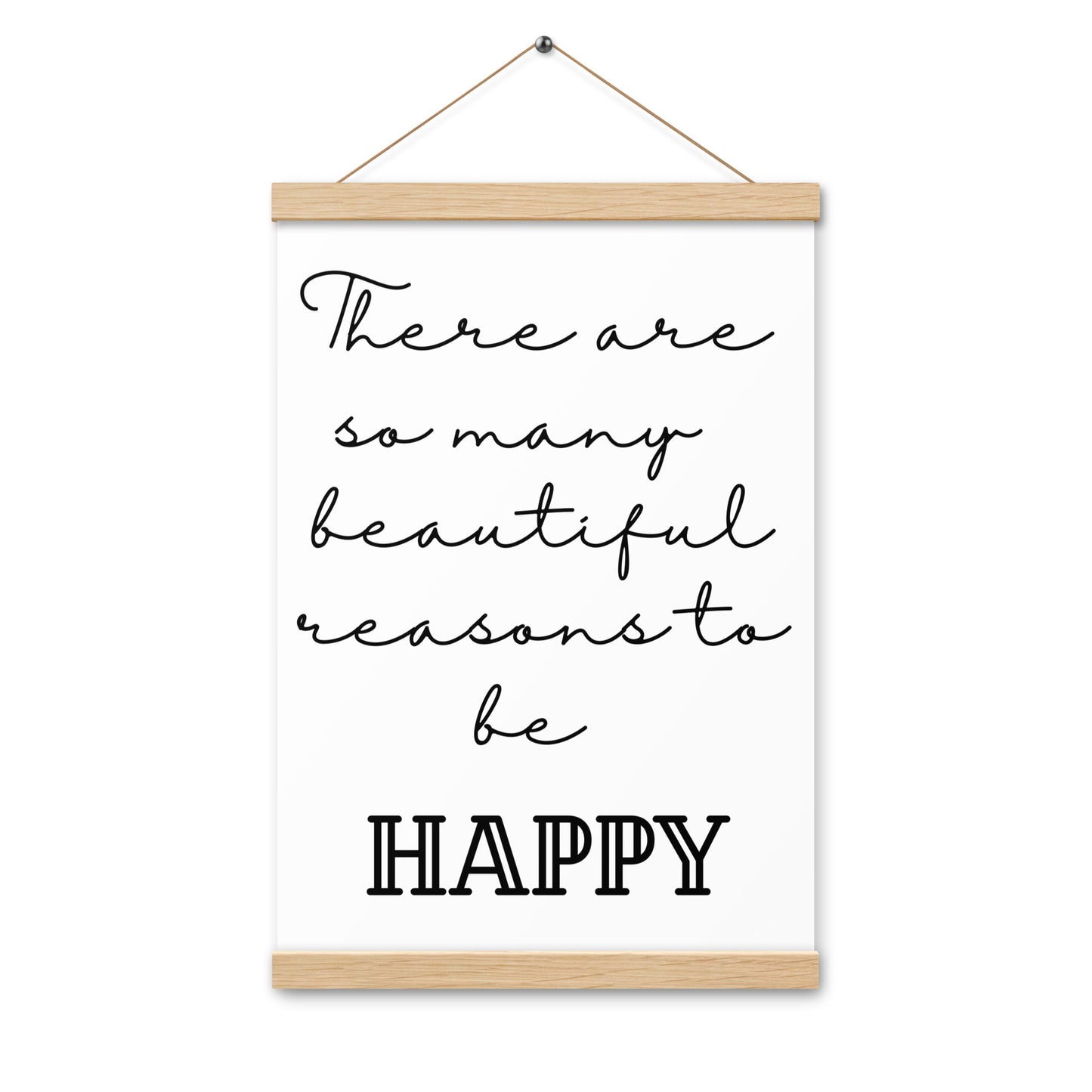 Hängeposter: There are so many beautiful reasons to be happy