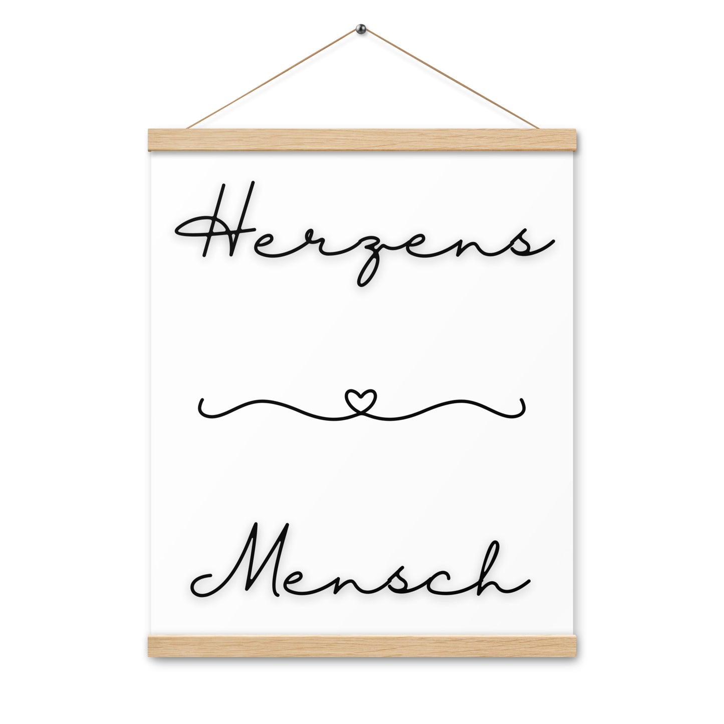 Hängeposter: Herzensmensch