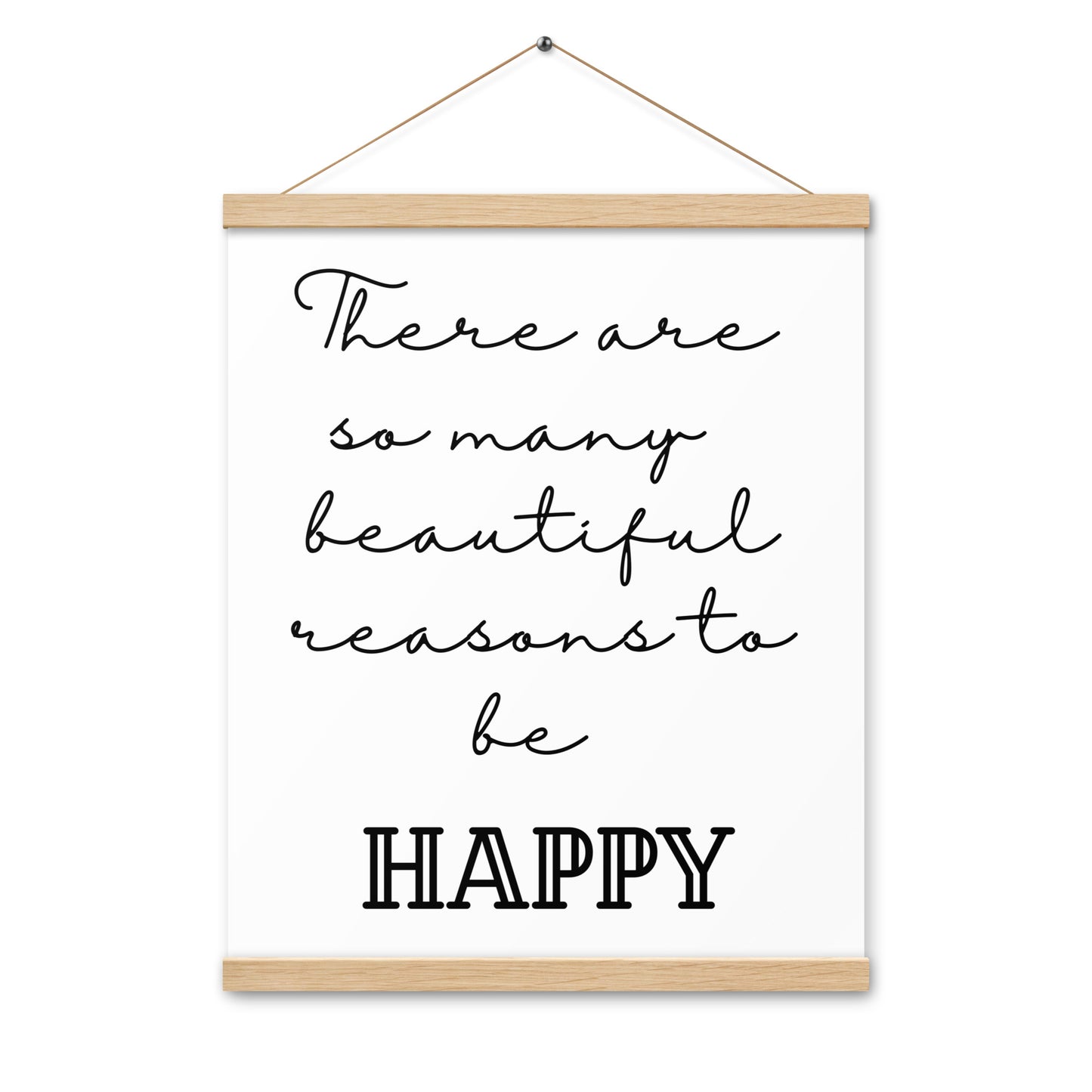 Hängeposter: There are so many beautiful reasons to be happy