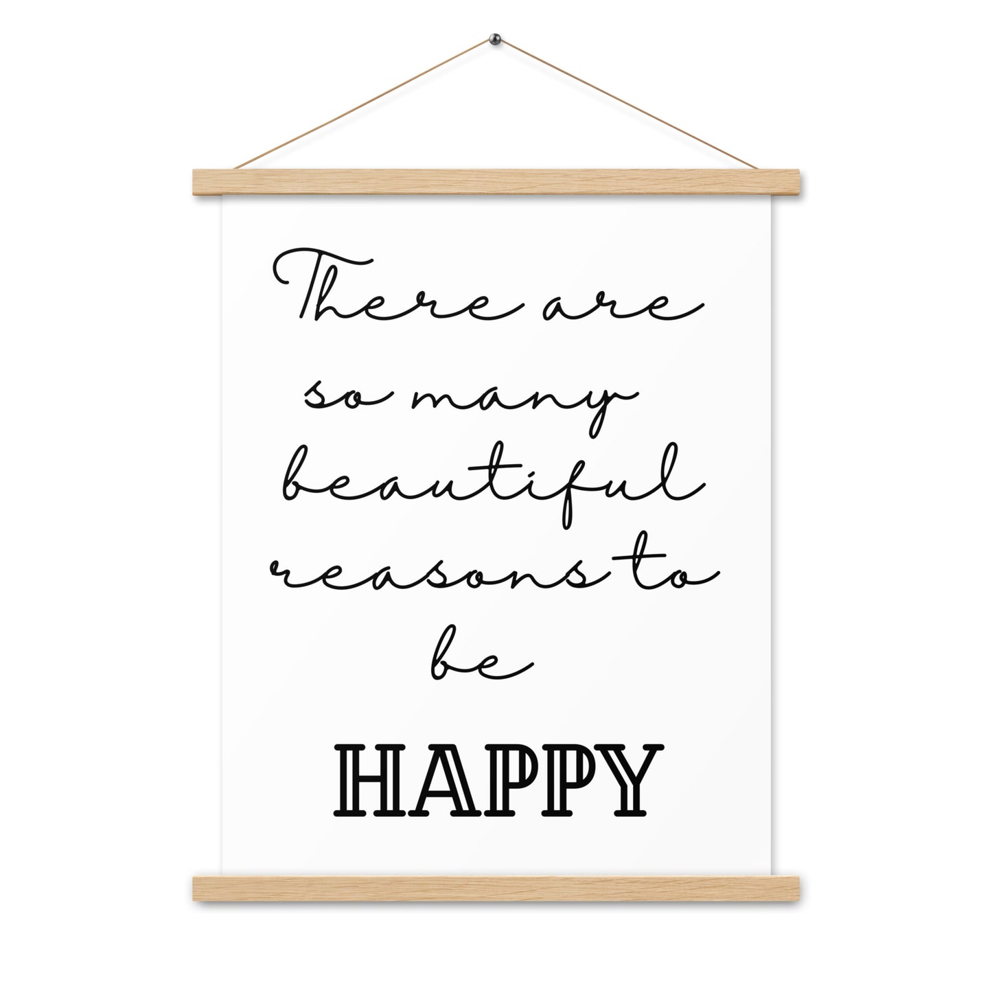 Hängeposter: There are so many beautiful reasons to be happy