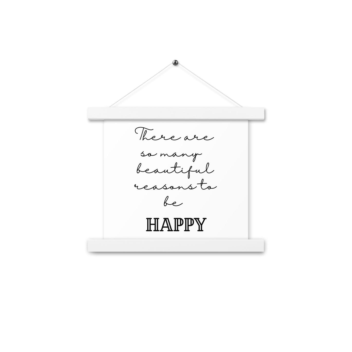 Hängeposter: There are so many beautiful reasons to be happy