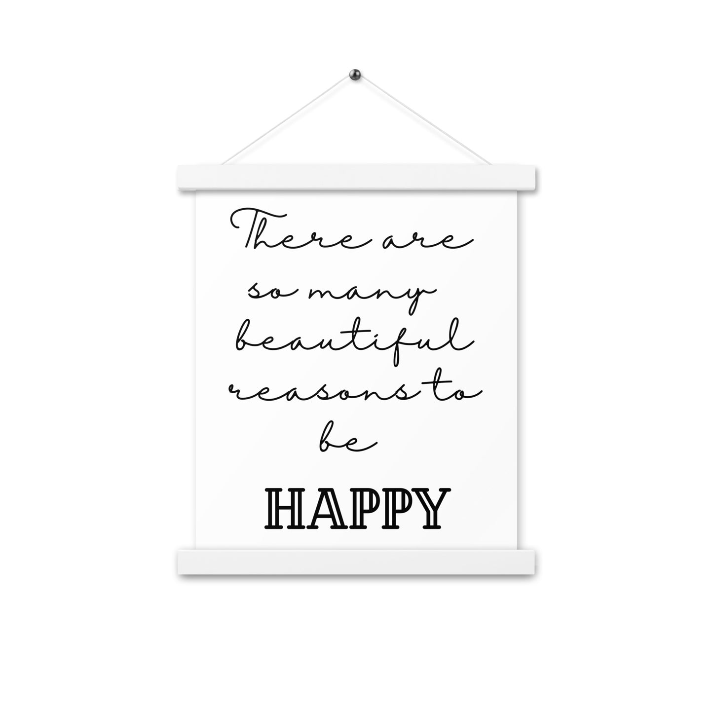 Hängeposter: There are so many beautiful reasons to be happy