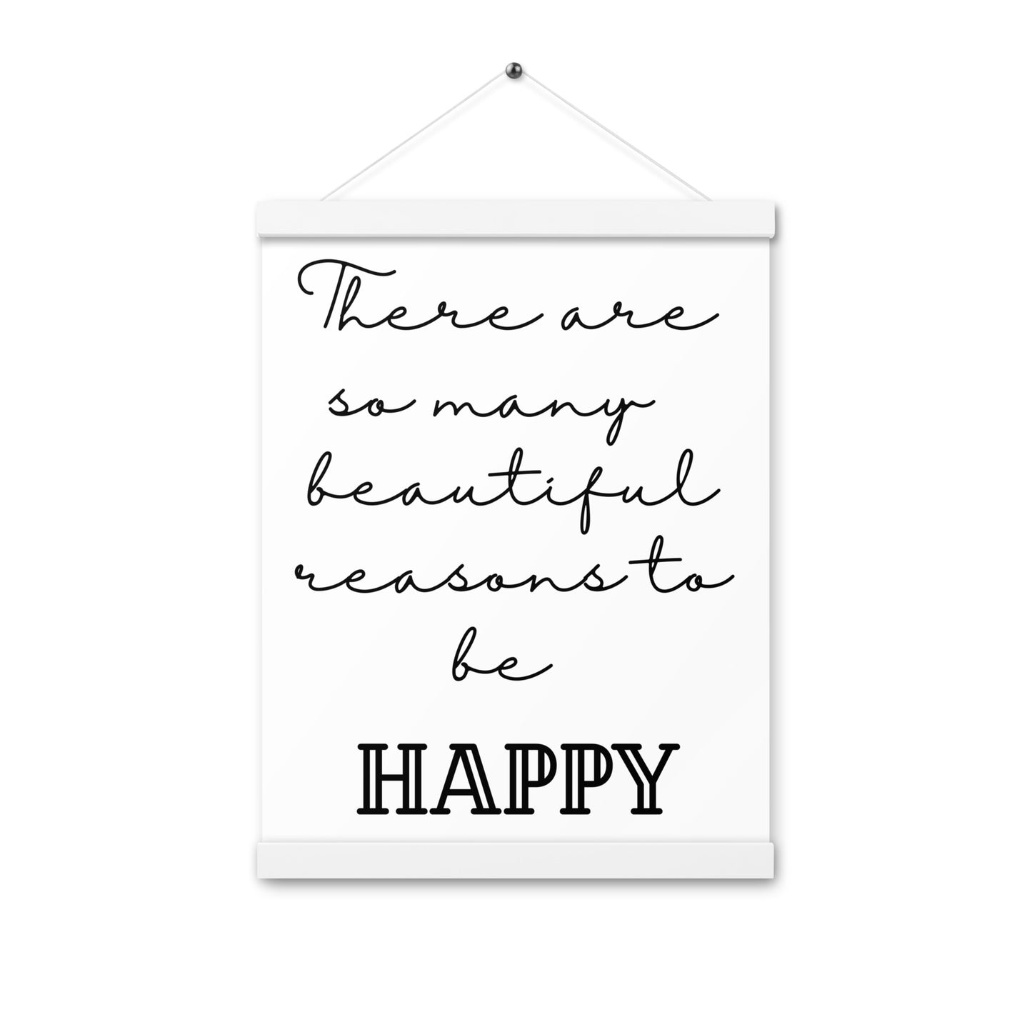 Hängeposter: There are so many beautiful reasons to be happy