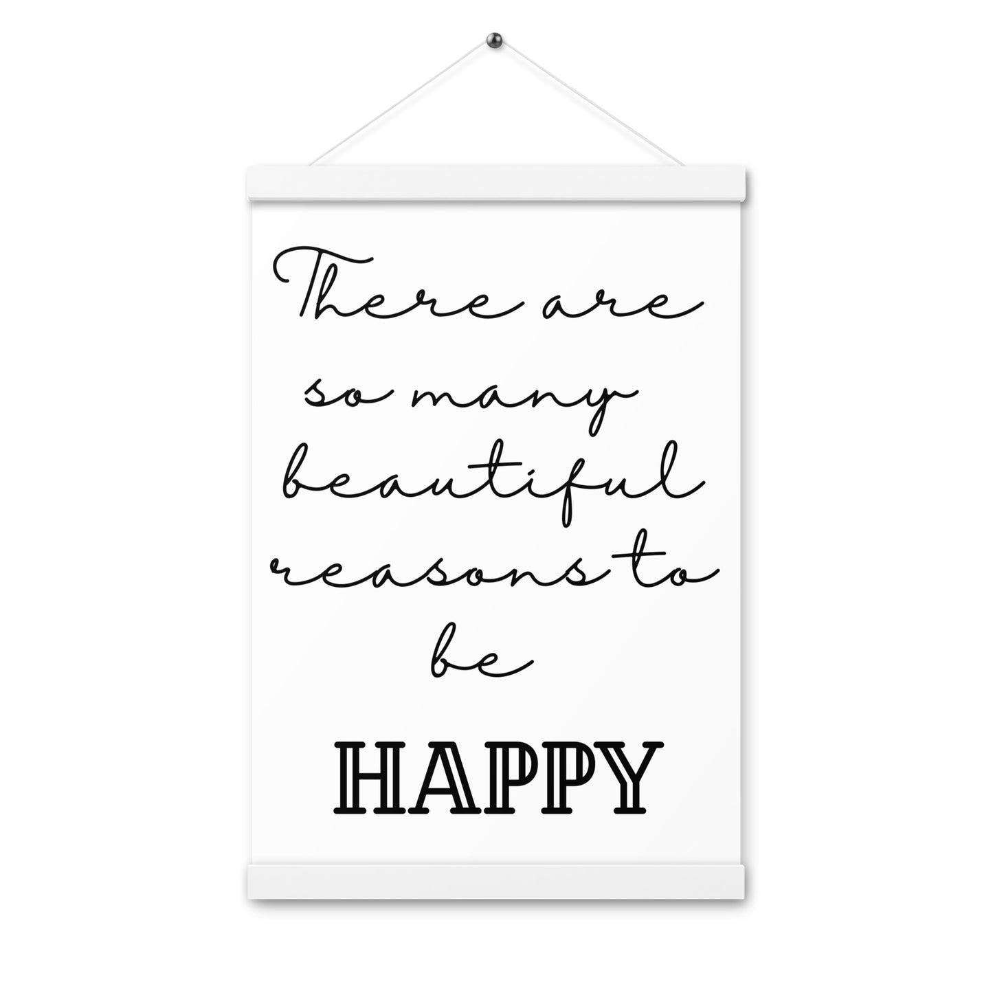 Hängeposter: There are so many beautiful reasons to be happy