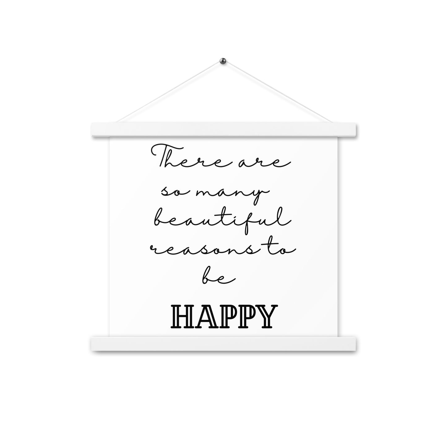 Hängeposter: There are so many beautiful reasons to be happy