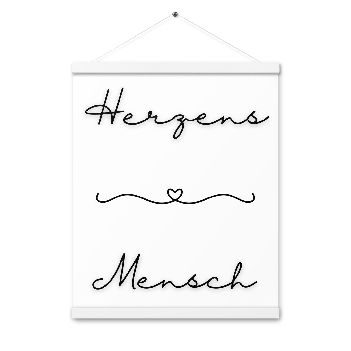 Hängeposter: Herzensmensch