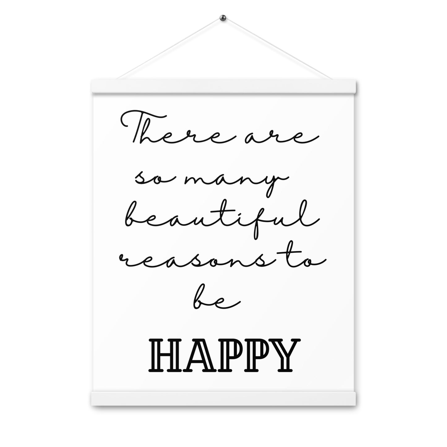 Hängeposter: There are so many beautiful reasons to be happy