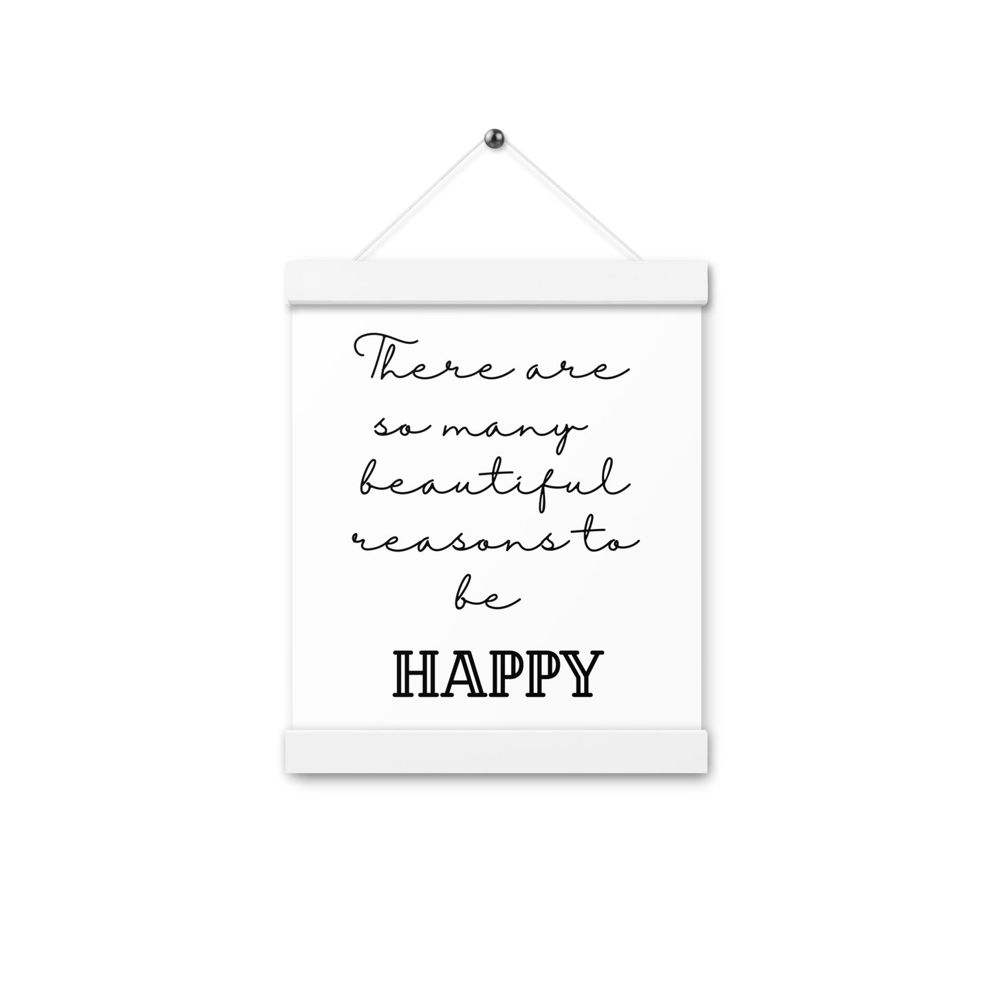 Hängeposter: There are so many beautiful reasons to be happy